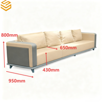 Canapé de bar KTV moderne, personnalisation de style luxueux, ensemble de mobilier doux, canapé de club luxueux et tendance aux couleurs assorties