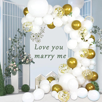Pack de ballons en latex blanc de 12 pouces pour mariage, anniversaire, fête prénatale, fiançailles, anniversaire, fournitures de décoration, cadeaux