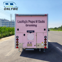 ONLYWE Van Perawatan Anjing Mobile Terlaris Trailer Perawatan Anjing Profesional Mobile untuk Dijual