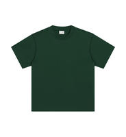 Barang Dagangan Luar Negeri Populer Kaos Kasual Oversize Kerah Bulat Bahan Katun Murni Benang Ganda 26-untai Berat 300g Kelas Atas