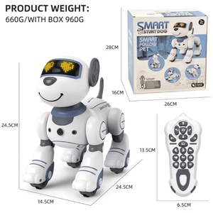 Jouet pour chien télécommandé intelligent programmable SJY-BG1533, jouet électronique sans fil pour enfants, robot en plastique rempli de lumière, fonctionnalités éducatives, contrôle à 10 m - Product Image 2
