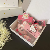 Individuell Bedruckte Weiße Wellpappe-Versandbox Umweltfreundliche Bunte Sternmuster Versand- und Geschenkverpackungsbox