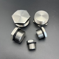 Bouchon fileté hexagonal en acier inoxydable à prix d'usine pour le traitement de l'eau et les systèmes de canalisations
