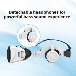 Venta al por mayor Obturador de detección de movimiento Casco Caja transfronteriza 50 "-80" Pantalla Teléfono móvil Juego <span class=keywords><strong>virtual</strong></span> Vr Shinecon Gafas 3D - Product Image 3