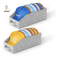 Bolsa de Almacenamiento para Gorras de Béisbol KUYUE, Transparente, con Capacidad para 24 Gorras, Organizador de Gorras de Béisbol para Armario, Plegable