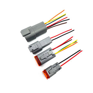 Benutzer definierte Minghui DT Automotive 600V wasserdichtes PVC verzinntes Kupfer Silikon mantel Power Stecker-Buchse Paar - Product Image 5