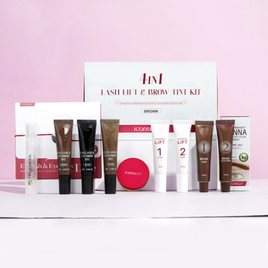 4in1 Lash Lift et Brow Tint Collections Henné Peau Tache Sourcils Lamination Set 10ml * 2 Tube Perm Lotion Step1 Étape 2 - Product Image 1