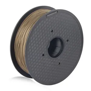 Shenzhen En Gros 1.75mm 1 Rouleau Matériaux Tpu Bronze 3D Filament D'imprimante 1Kg Flexible