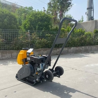 Compacteur à plaque vibrante MP12, 5,5 CV, à essence, pour le compactage du sol, l'asphalte et l'entretien routier