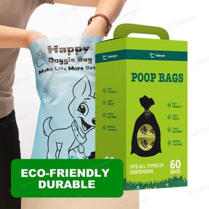 Service de Marque Blanche : Personnalisation Économique, Sacs à Crottes de Chien en Plastique Robuste, Biodégradables, Écologiques, de Luxe et à Motifs de Dessins Animés - Product Image 1