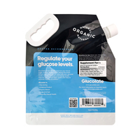 Pochette écologique personnalisée 2L 5L avec bec détergent eau liquide buse d'aspiration sac pochette debout avec bec et poignée