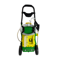 Pulvérisateur à chariot 2 vitesses avec batterie au lithium de 30 litres, fonction autonettoyante, pulvérisateur à pression en matériau PP, utilisation agricole