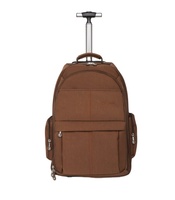 Sac à dos à roulettes multifonctionnel de 21 pouces, imperméable, antivol, avec port USB, grand espace de rangement, bagage de voyage, sac pour ordinateur portable