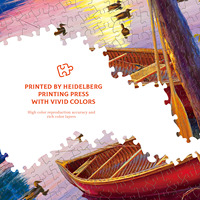 Puzzle Personnalisé 1000 Pièces Carton Gris pour Enfants et Adultes, Jeu Éducatif et Ludique en Famille, Idée Cadeau et Partage