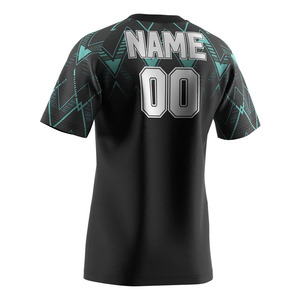 Odm Sublimation Muscle Bodybuilding Dry-Fit Crewneck T-shirt athlétique personnalisé pour hommes Mexico Jersey Pro Rugby Shirt - Product Image 2