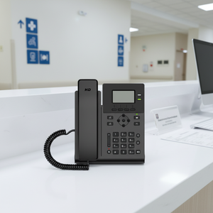 Telepon VoIP Profesional KS30 Layar <span class=keywords><strong>2.3</strong></span> Inci dengan Lampu Latar, 2 Akun SIP, Audio HD, Telepon IP Desktop Bisnis untuk UKM - Product Image 1