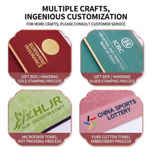 Custom Logo Corporate <b>Gift</b> Set 2 in 1 Coral Fleece Towel Detangling Brush with <b>Gift</b> <b>Box</b> Bulk Wholesale for Business Office <b>Gifts</b> - Product Image 3
