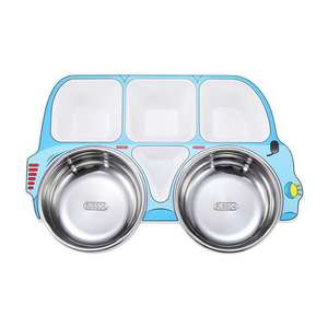 Hộp Cơm Trưa Phim Hoạt Hình Orealmi 304 Hộp Đựng Thức Ăn Bằng Thép Không Gỉ Cho Bữa Trưa Xe Buýt Hình Dạng Hộp Cơm Trưa Cho Trẻ Em - Product Image 4