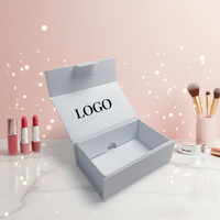 Boîte cadeau cosmétique pliable en papier rigide de qualité supérieure, écologique, réutilisable, avec impression personnalisée, pour cosmétiques et maquillage
