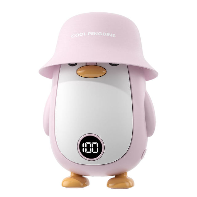Usb Rechargeable Electric Hand Warmers Custom Logo Power Bank Portable Handwarmers Penguin Hand Warmer