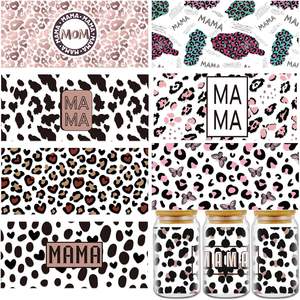 Vinilos UV DTF Personalizados Estilo Boho <span class=keywords><strong>para</strong></span> Tazas de 16 oz, con Diseños de Arcoíris, Margaritas, <span class=keywords><strong>Flores</strong></span>, Vacas, Abejas, Fresas y Hongos, Regalos Originales - Product Image 1