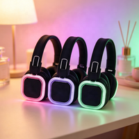 Casque de disco silencieux en gros avec contrôle à distance, casque de fête silencieuse, écouteurs stéréo de disco silencieux et émetteur