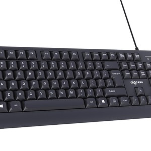 Aigo W920 Wired <b>USB</b> Full Size Membrane <b>Keyboard</b> 104 Keys Business Desktop Use - Product Image 5