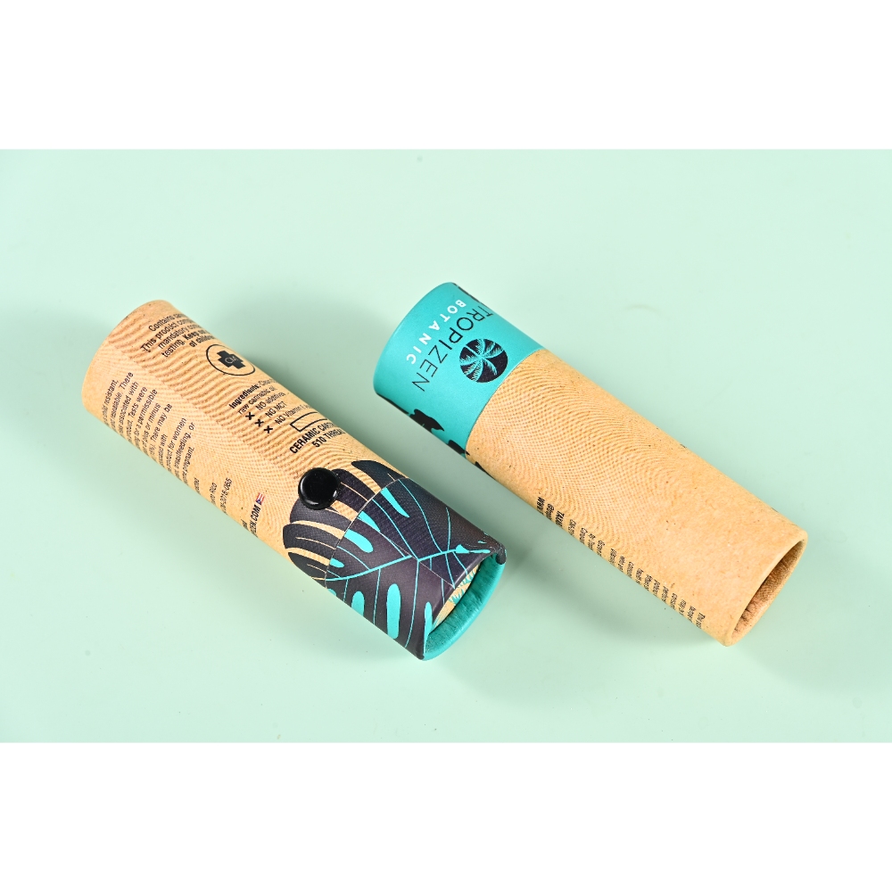 Wholesale Custom Design Printed Paper Canisters Biodegradable Safety paper Tube For packaging Tobacco Oil