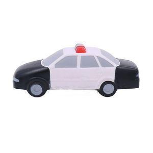 Pelota Antiestrés de Espuma de PU Personalizada de Fábrica con Forma de Coche de Policía, Juguete Suave para Aliviar el Estrés, Publicitario - Product Image 1
