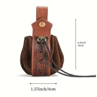 Sac banane médiéval en forme de bateau, style viking nordique, accessoire rétro de cosplay pour hommes, fabriqué en Chine