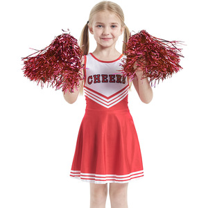 Costume de pom-pom <span class=keywords><strong>girl</strong></span> pour enfants Ecoparty avec pompons, semaine du livre, carnaval enfant, déguisement, livraison directe - Product Image 1