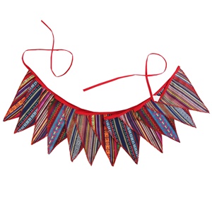 Guirnalda <span class=keywords><strong>de</strong></span> Banderines Vintage Estilo Gitano para Decoración <span class=keywords><strong>de</strong></span> Camping, Banderas Colgantes para Exteriores, Guirnalda <span class=keywords><strong>de</strong></span> Banderas para Fiestas - Product Image 2