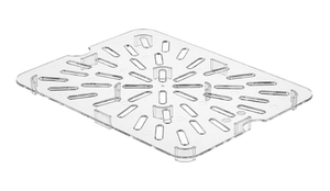 Plaque d'égouttage Gastronorm 1/1 en polycarbonate transparent de très haute qualité pour la vaisselle commerciale dans les restaurants - Product Image 5