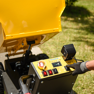 AUSTTER Petit transporteur de jardin manuel bon marché Mini camion à benne basculante électrique à quatre roues 500kg pour les États-Unis, l'Italie, la <span class=keywords><strong>France</strong></span> et la Pologne - Product Image 4