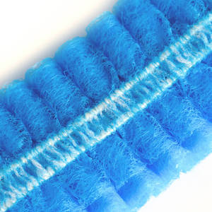 Bonnet bouffant jetable non tissé 20 pouces, élastique plissé, anti-poussière, pour salon <span class=keywords><strong>de</strong></span> beauté, restauration, usage médical, 100 pièces/sac - Product Image 4