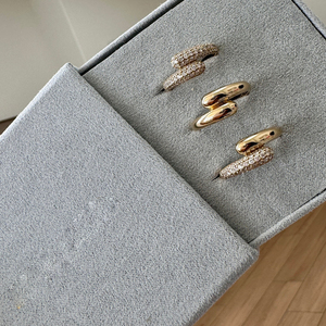 14K Vàng Tối Giản Đồ Trang Sức Nhẫn <span class=keywords><strong>Rendezvous</strong></span> Nhẫn 925 Sterling Bạc Nhà Thiết Kế Nổi Tiếng Nhẫn Bạc Không Làm xỉn Đồ Trang Sức - Product Image 4