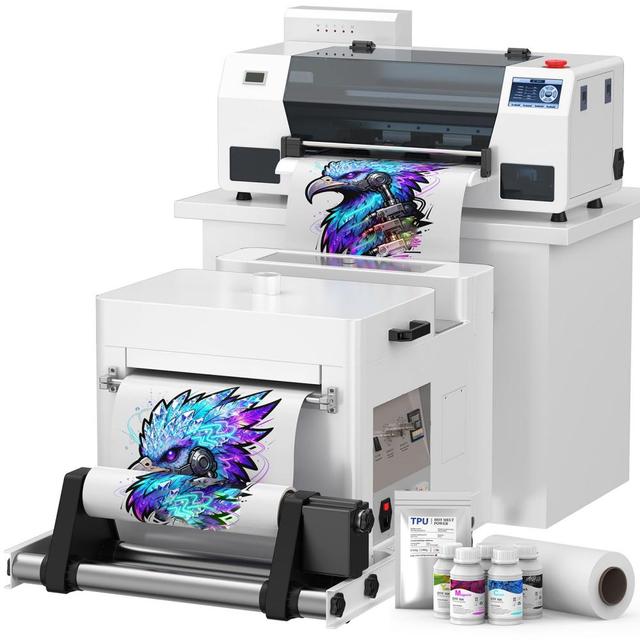 COLORSUN High Speed Automatic I3200 A3 Direct 33cm Film DTF Printer Powder Shaker Clothing with Single Printhead for All Fabrics
