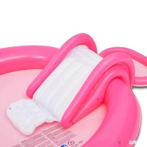 Inflatable Shark Water Slide Pool For Kids Outdoor Play With Slide And Rings PVC Material Home Use - Product Image 3