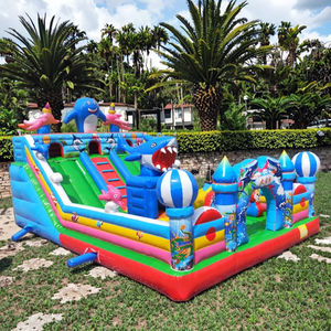 Istana Lompat Tiup Anak-Anak untuk Luar Ruangan, Istana Lompat Tiup Komersial dari Cina untuk Bermain - Product Image 6