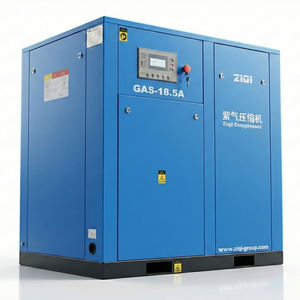 Compresor de aire de tornillo lubricado de tipo vertical eléctrico industrial 0,7 Mpa 7 Bar 100Psi bomba de aire fija para la fabricación de <span class=keywords><strong>calcetines</strong></span> - Product Image 1