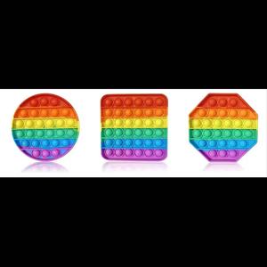 Kinder pädagogische Squishy Stress abbau Spielzeug Silikon Gummi form 3D-Zeichnung Benutzer definierte Farbform Nach bearbeitung Herstellung - Product Image 4