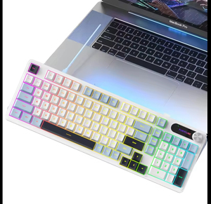 Wired Mechanical <b>Keyboard</b> 104 Keys USB Gaming Three Modes of Wired 2.4G Wirelessfor Desktop Computer PC Laptops <b>Keyboard</b> - Product Image 1