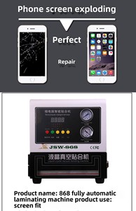 JSW 868 sottovuoto LCD macchina di laminazione <span class=keywords><strong>Smartphone</strong></span> riparazione dello <span class=keywords><strong>schermo</strong></span> per iPhone Samsung OCA Touch Screen di ricambio - Product Image 4