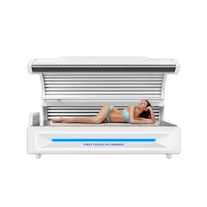 Factory Price OEM Private Solarium Machines Indoor Capsule Laying Down Sunbath Tanning Bed For Spa Collagen Bed