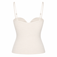 Débardeur Bustier Y2K pour Femme, Personnalisé OEM ODM, avec Bretelles Fines, Coussinets Intégrés, en Mélange Modal, Idéal pour les Loisirs – Vente en Gros
