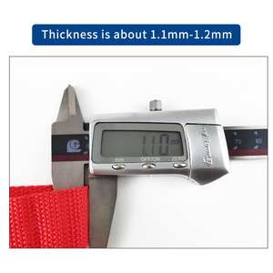 Mây vải cuộn dệt hạt mẫu PP tùy chỉnh logo 100% <span class=keywords><strong>polyester</strong></span> trong kho bền mềm 20mm <span class=keywords><strong>30mm</strong></span> 40mm 50mm miễn phí bền vững - Product Image 3