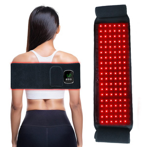 Cinturón de Masaje con Terapia de Luz Roja Inalámbrica Personalizada de 660nm y 850nm, Masajeador Corporal para Rodilla, Hombro y Cintura, Fábrica OEM - Product Image 1