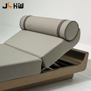 Tumbonas de <span class=keywords><strong>Playa</strong></span> Personalizables con Estructura de Acero Inoxidable, Muebles de Piscina Resistentes a la Oxidación, Tumbonas para Exteriores - Product Image 5