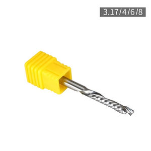 Fraise à un seul dents simple pour <span class=keywords><strong>centre</strong></span> d'usinage CNC bois, personnalisable OEM/ODM, HRC60-65, revêtement Nano - Product Image 6