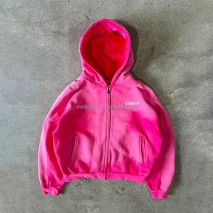 Hoodie personnalisé en usine, vintage, délavé à l'acide, épais, coupe oversize, épaules tombantes, pull décontracté, essentiels - Product Image 4
